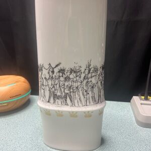 ROSENTHAL STUDIO LINE GERMANY, RAYMOND PEYNET 1960’s OVAL VASE “WEDDING MARCH”